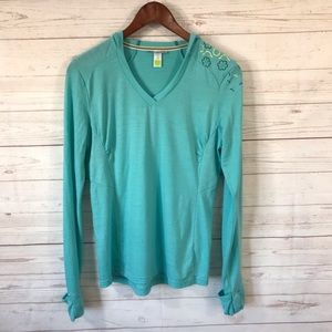 Smartwool fitted base layer hoodie, size medium